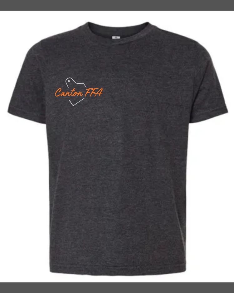 Canton FFA Shirt, Hoodie, and Cap orders are due Thursday 2/5/26.