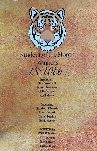 Students of the month