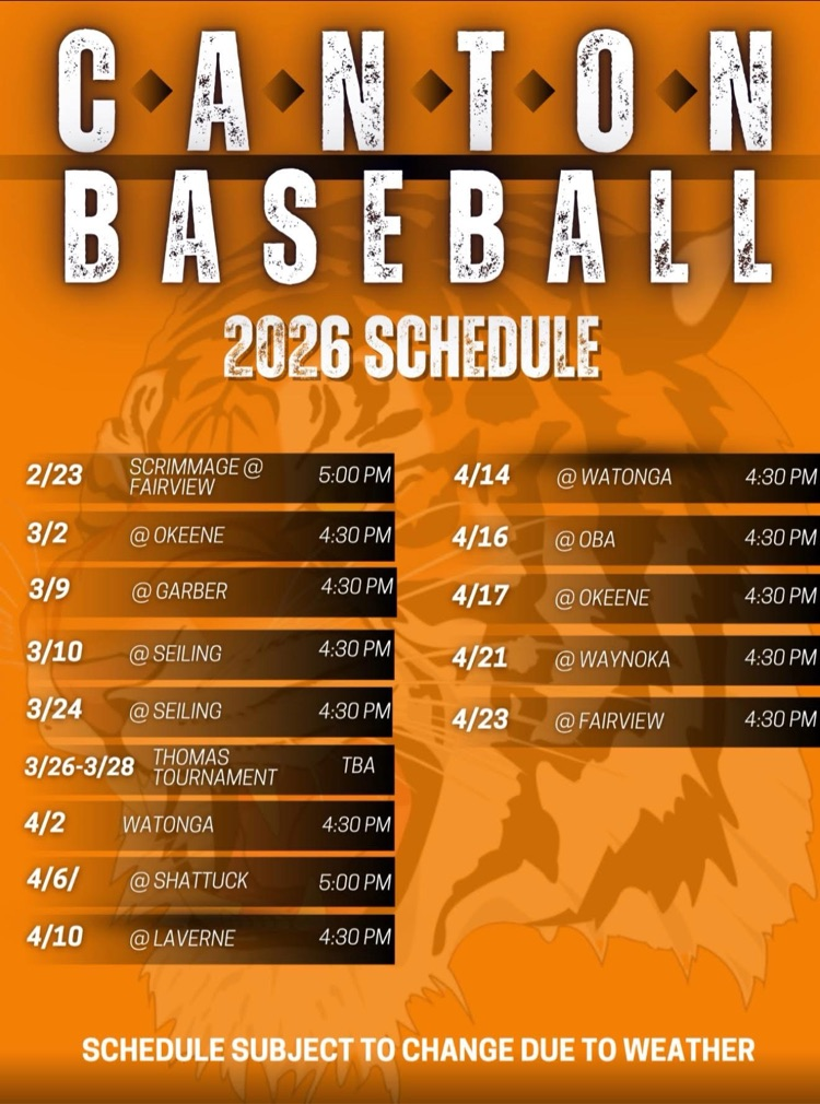 baseball schedule