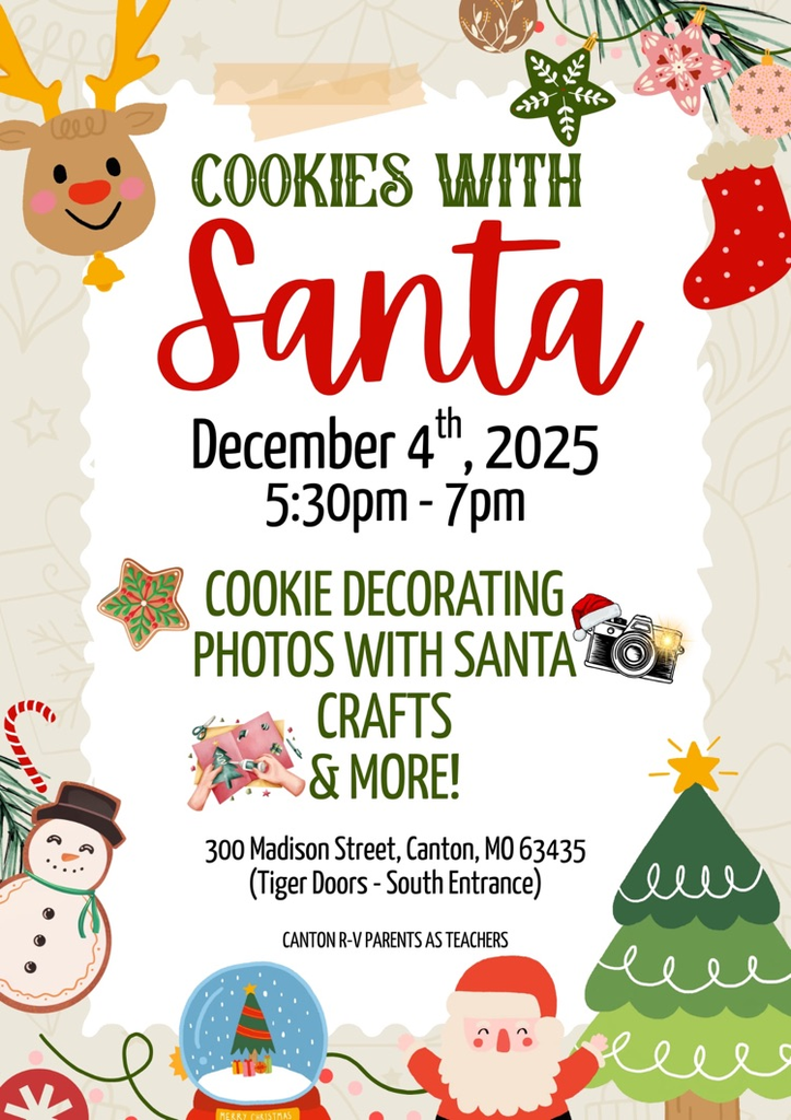 cookies with Santa flyer