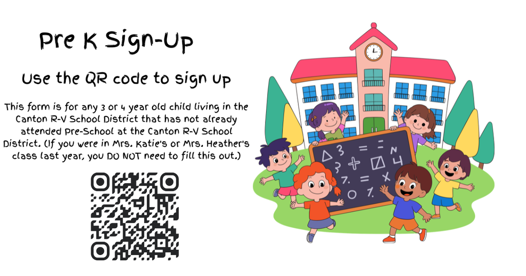 Pre K sign up