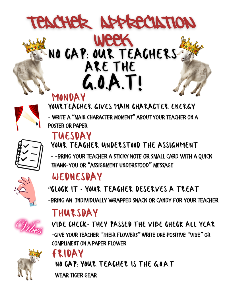 Teacher appreciation week