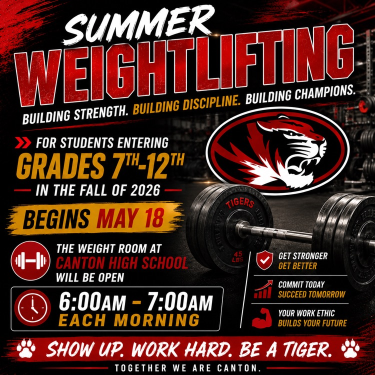 Summer weightlifting.