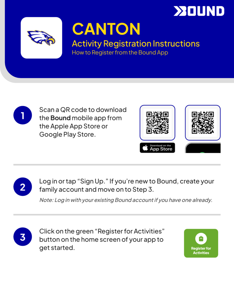 App Registration Flyer