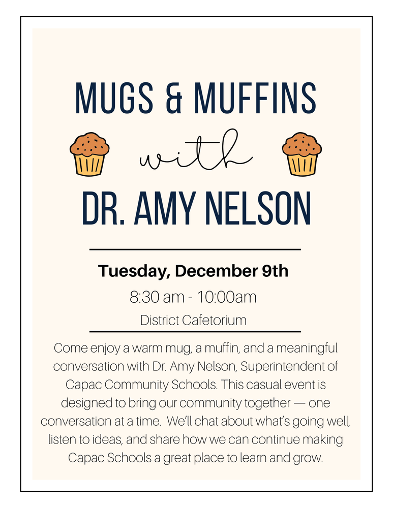 Mugs and Muffins Flyer