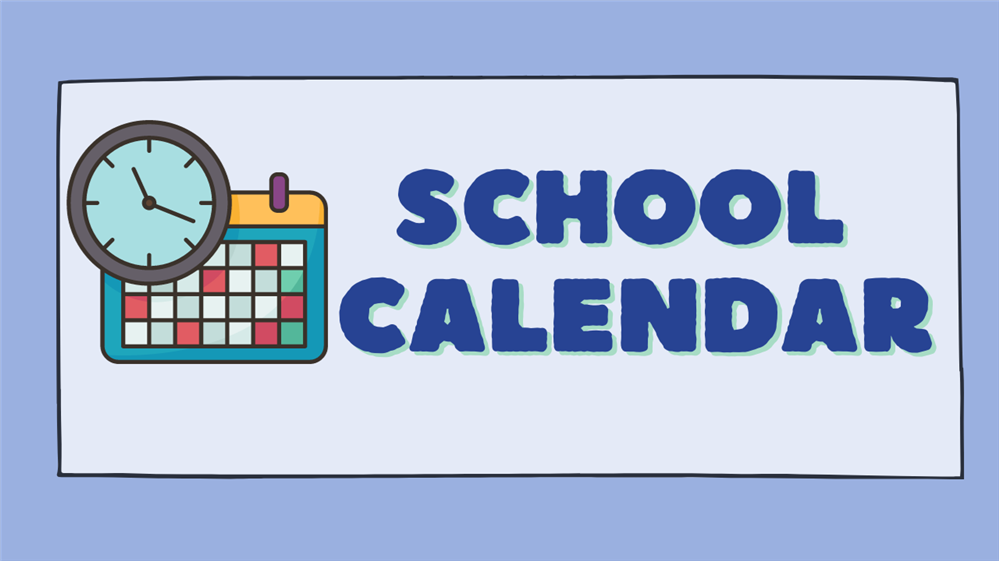 School Calendar graphic