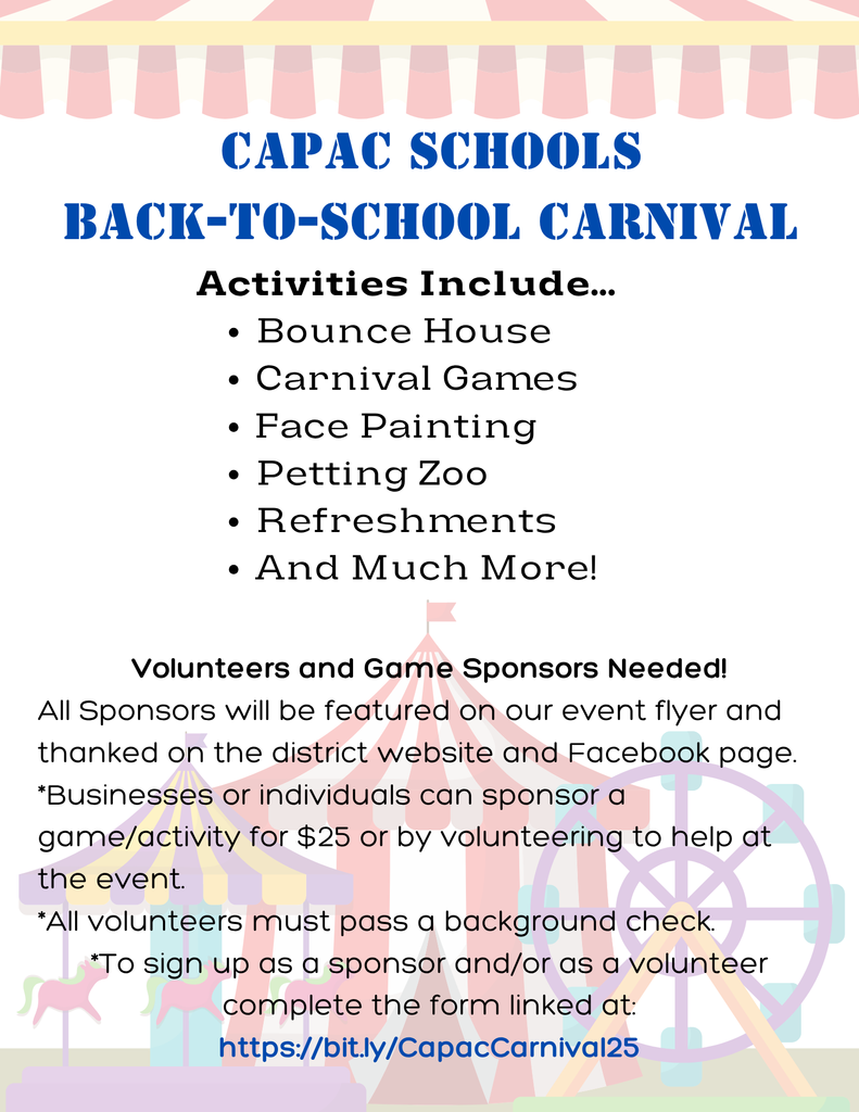 Back to School Carnival Graphic