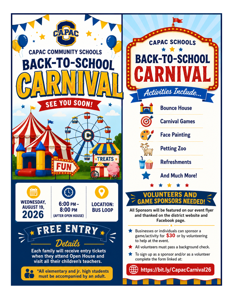 Back to School Carnival Graphic