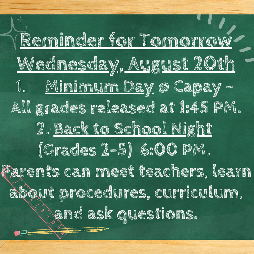 Back to School Night