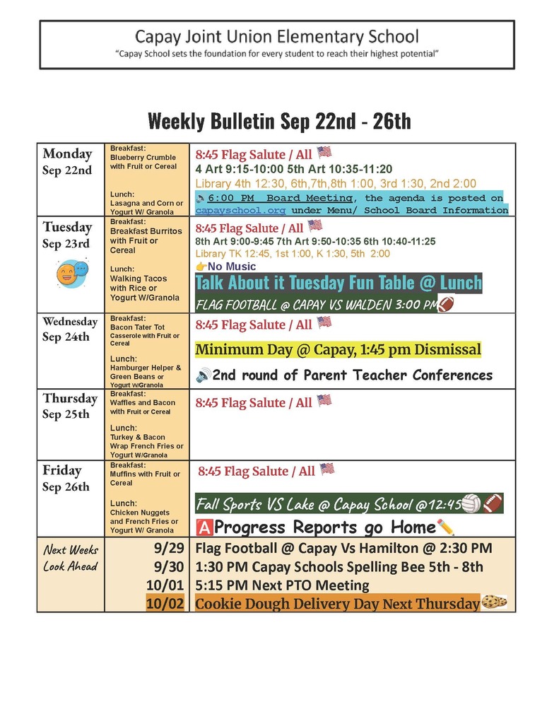 Weekly Bulletin