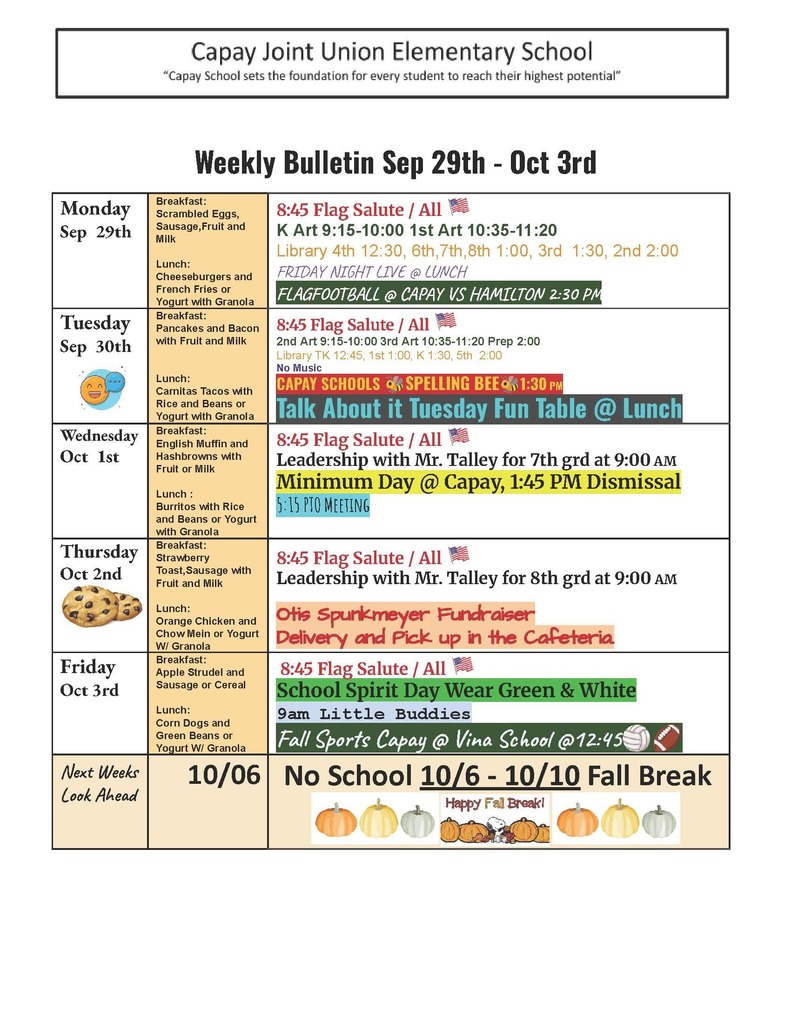 Weekly Bulletin