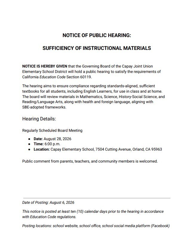 Notice