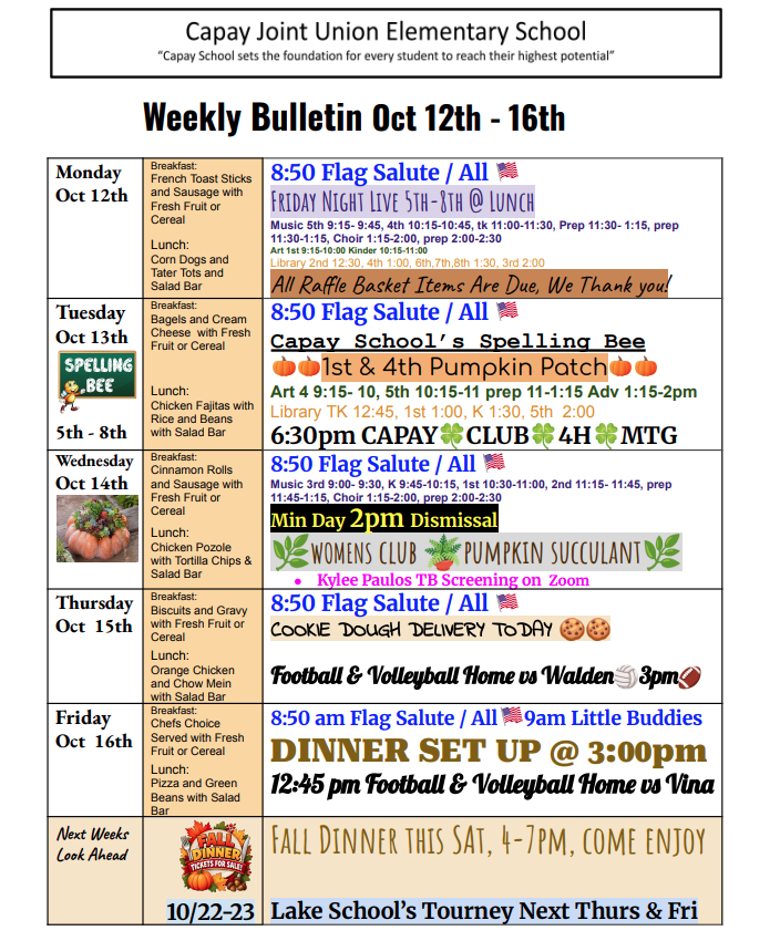 Weekly Bulletin