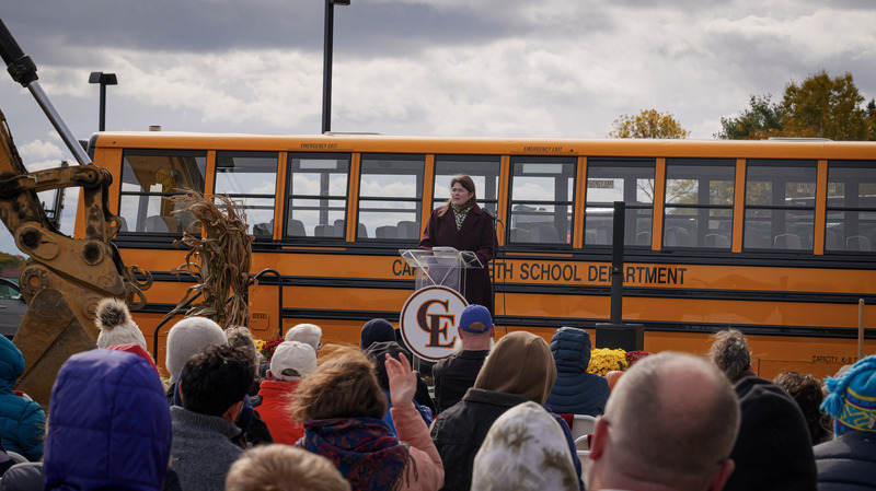 TC chair Scifres speaking