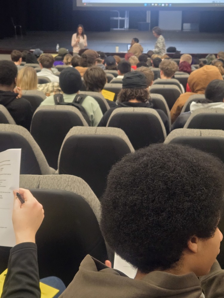 Counselors present to sophomore class