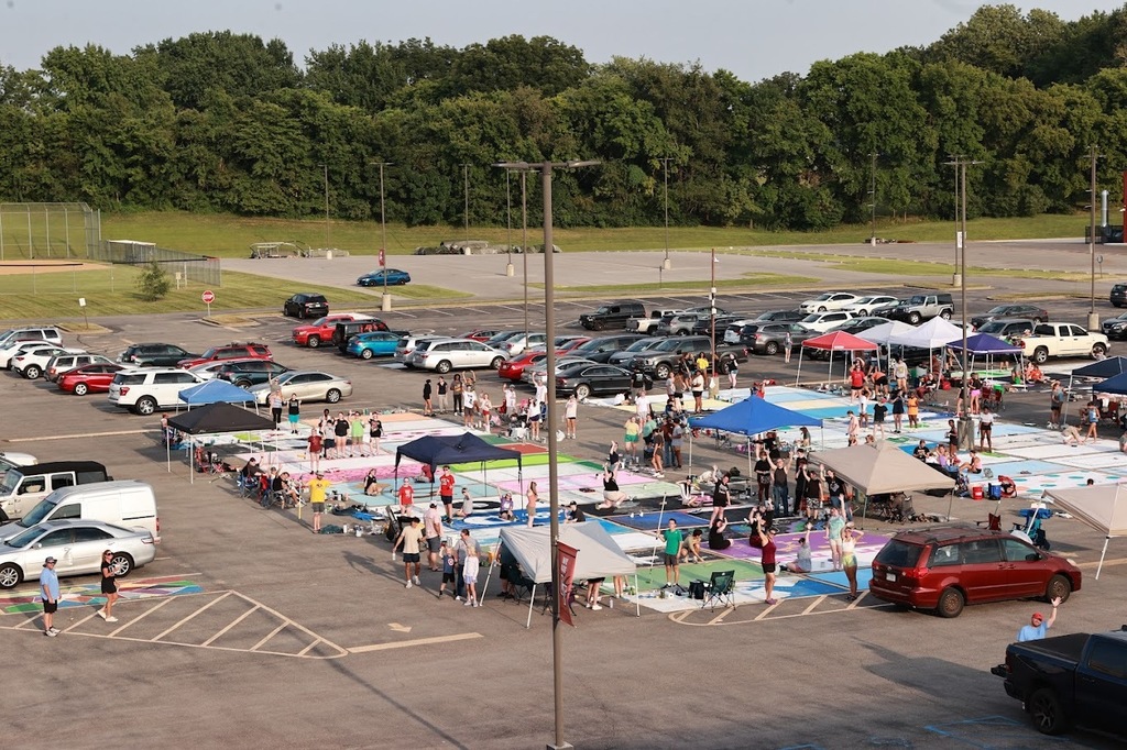 View from top of the high school