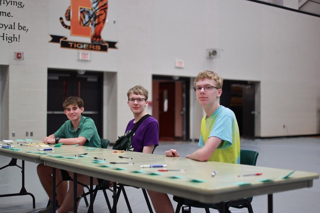 Student Senate members were a great help at orientation.