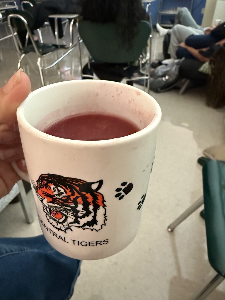 students enjoyed hot chocolate