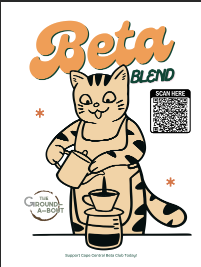 Beta coffee poster