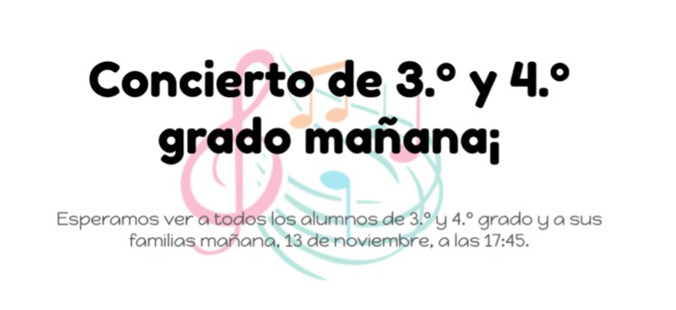 3rd & 4th Grade Concert 