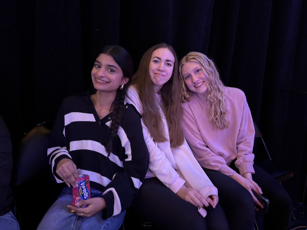 Students looking forward to the show