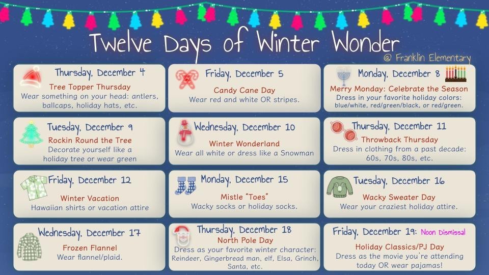 12 Days of Winter Wonder