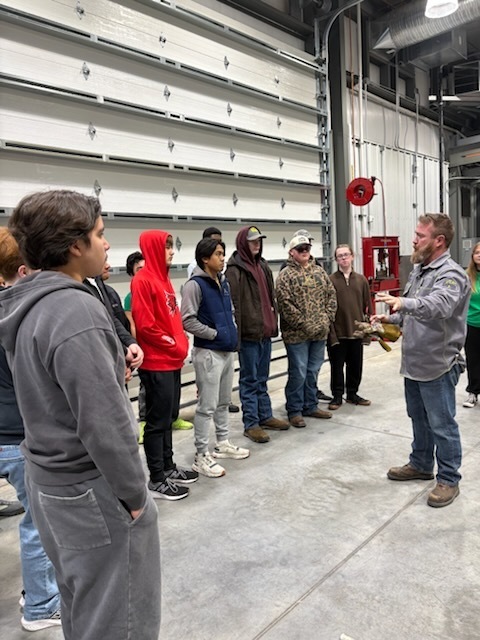 Students learn about welding program