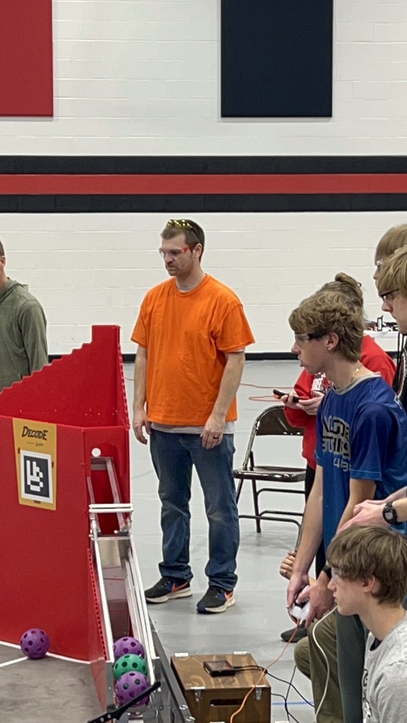 students watch competition