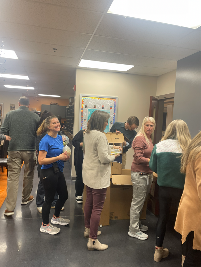 hot lunch makes staff happy