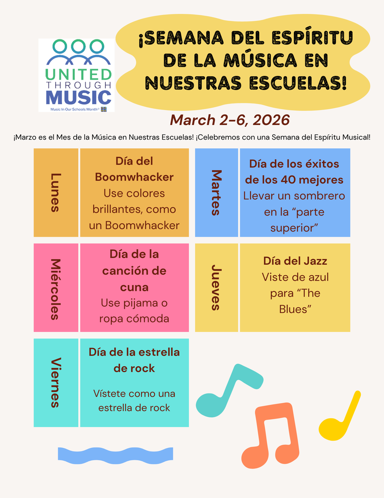Music in Our Schools Spirit Week