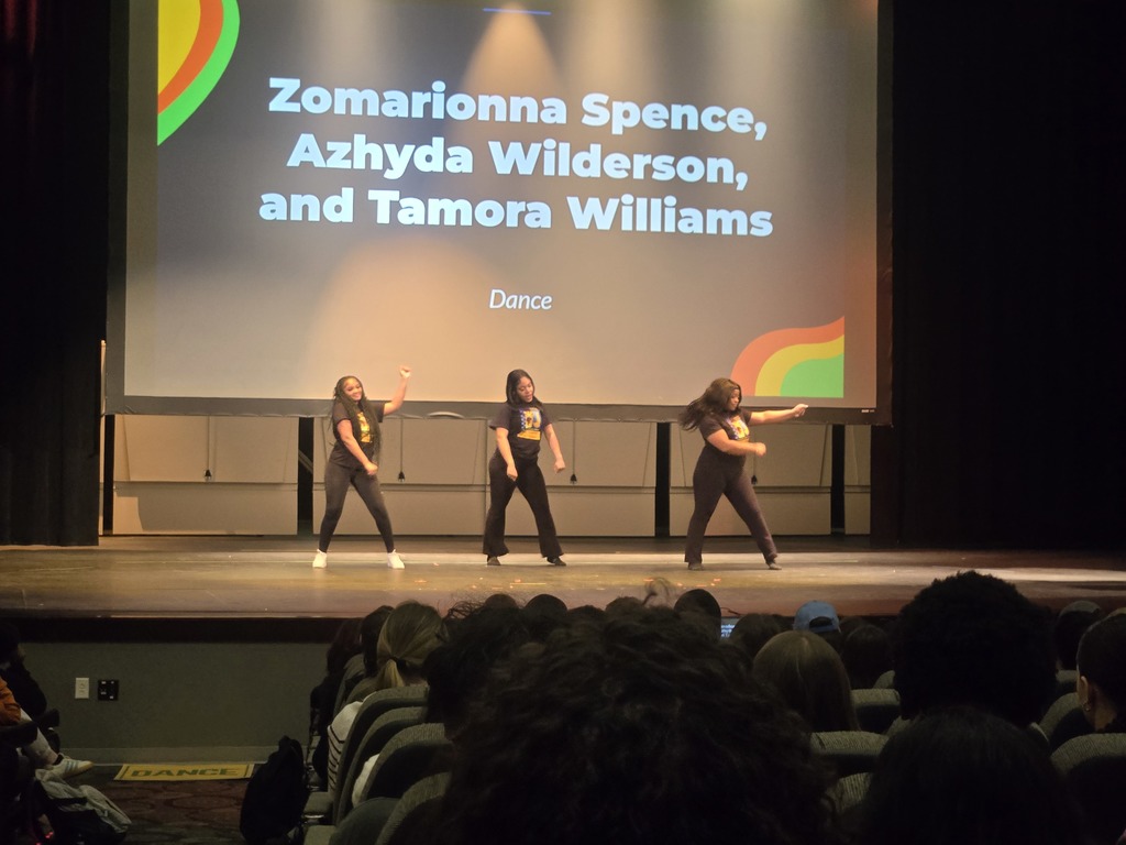 Girls danced to music from the time period