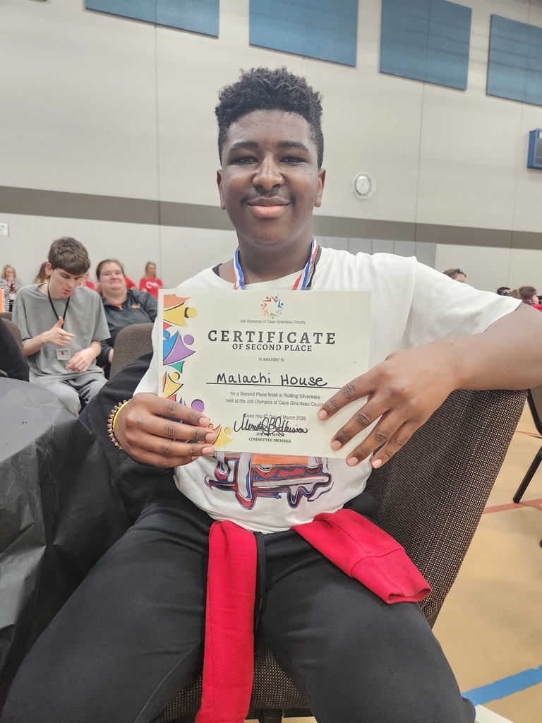 Malachi showed off his 2nd place finish