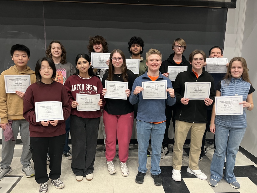 CHS Chemistry Olympiad team