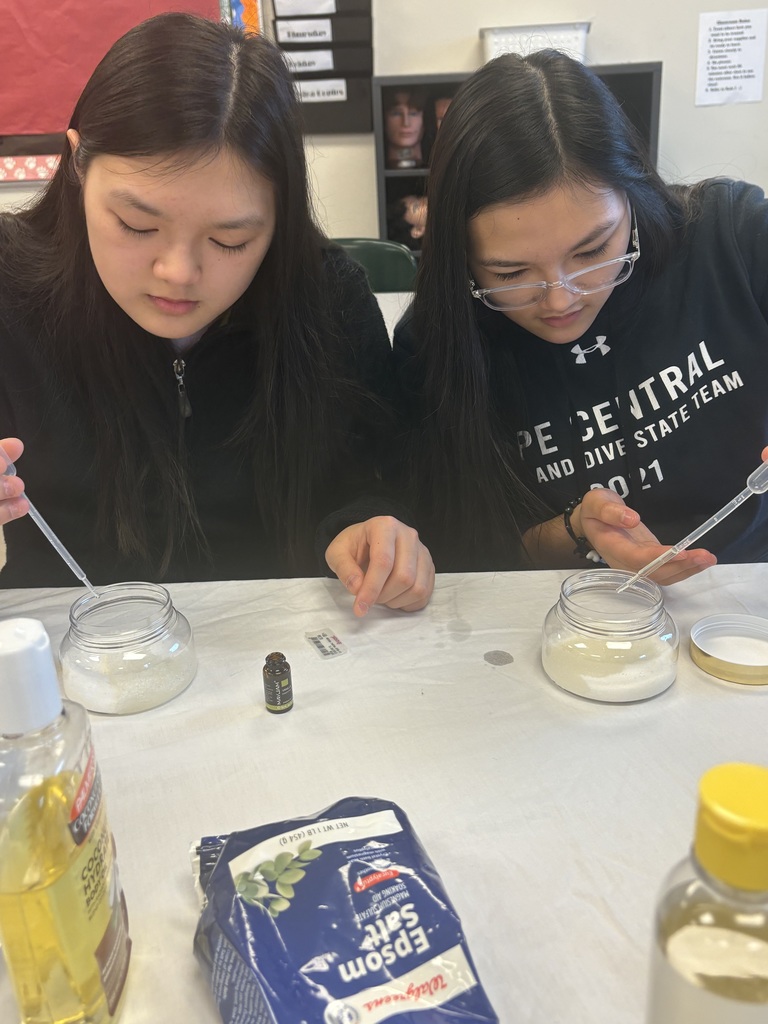 Girls are precise with their ingredients