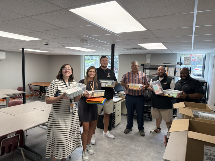 CA Teachers showing off their gift from The Bridge Church of Cape! 