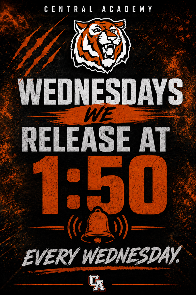Central Academy Releases at 1:50 every Wednesday