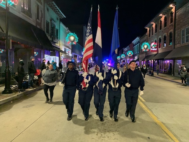 Leading the Cape light parade