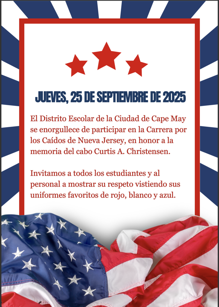 Día Rojo, Blanco y Azul - Jueves 25 de septiembre de 2025