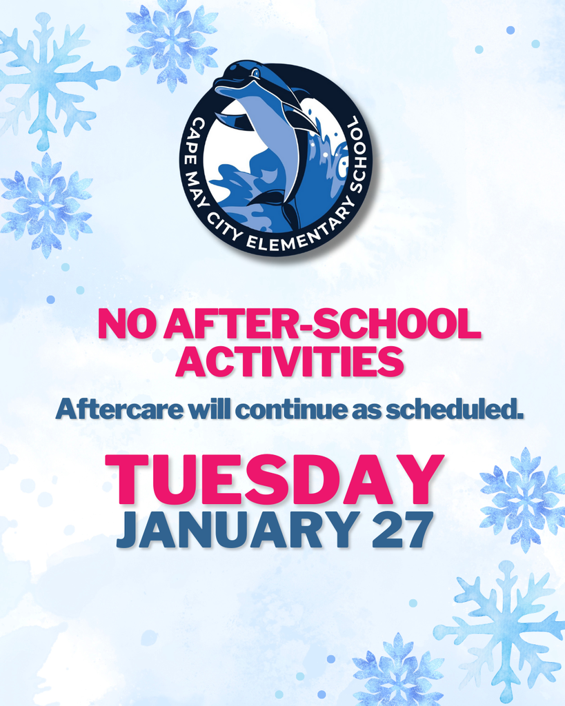 No after school activities - 1/27