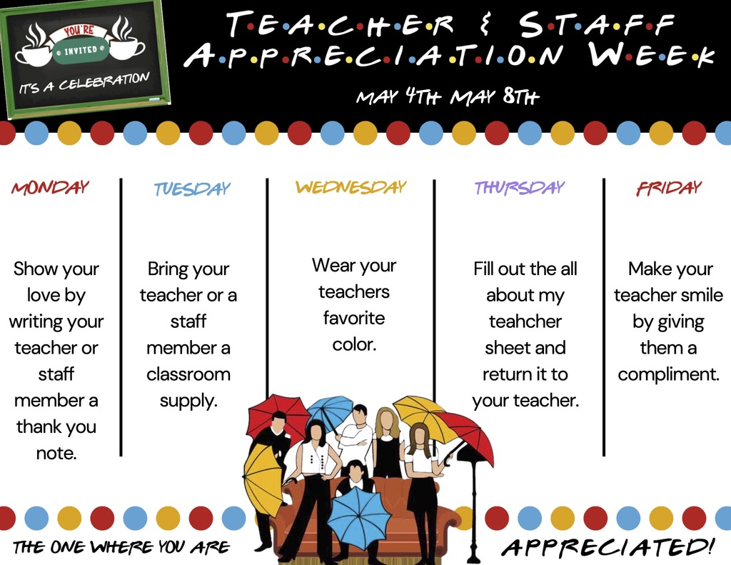 Teacher Appreciation - STUDENTS
