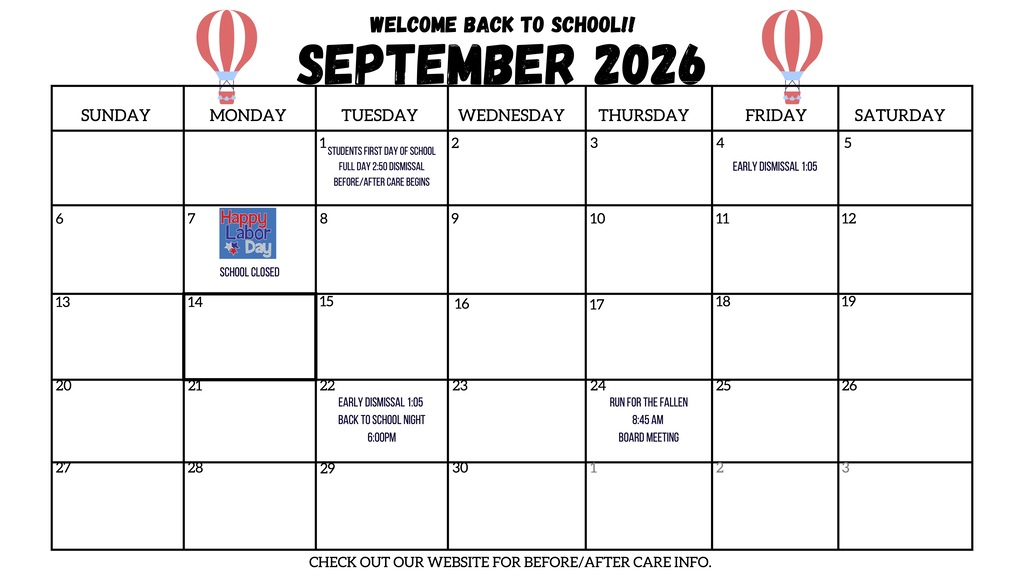 September 2026 Calendar