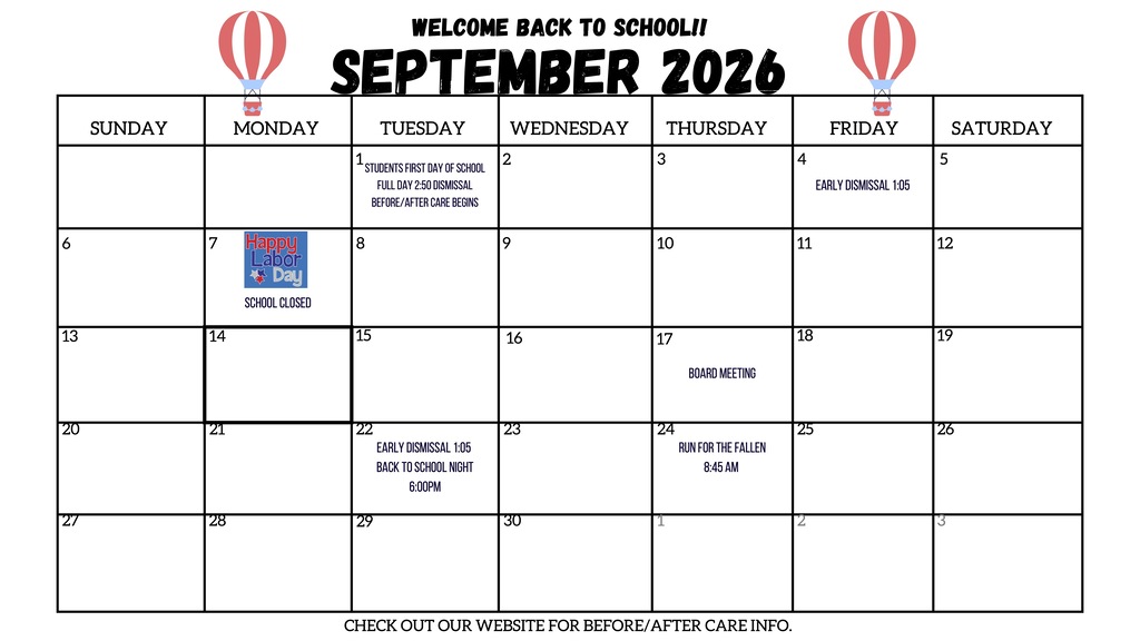 September 2026 Calendar