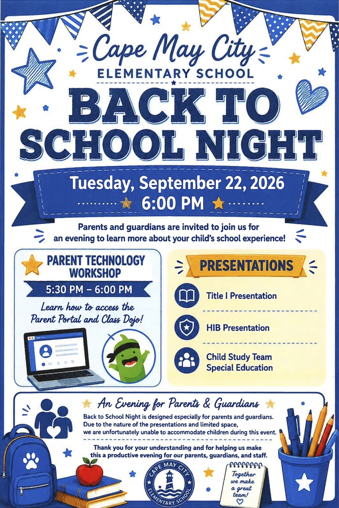 Back to School Night - 9/22/26