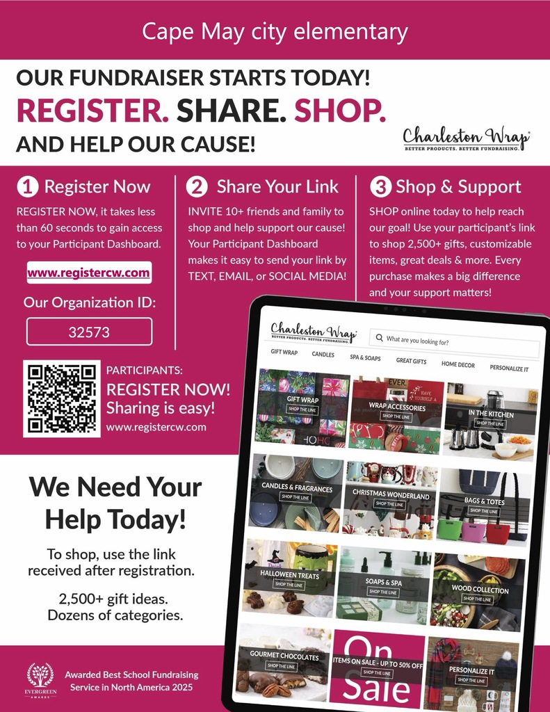 Charleston Wrap Fundraiser 2026 FLYER