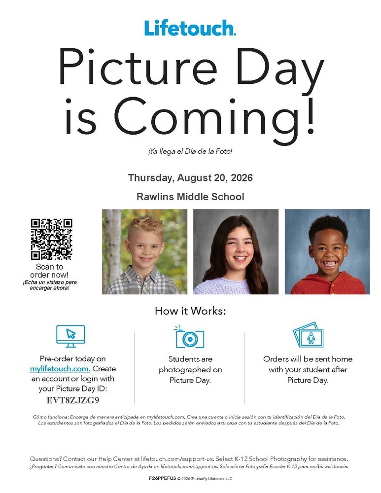 Picture Day announcement