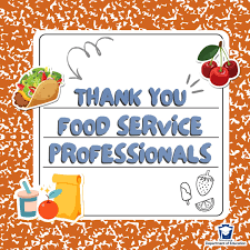 thank you food service professionals