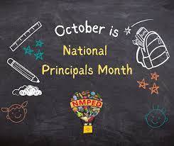 October is National Principal's Month