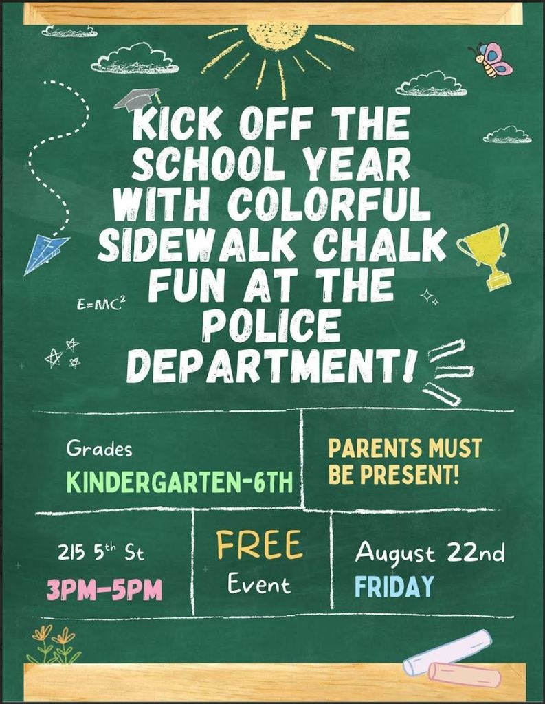 Flyer for Sidewalk Chalk with RPD