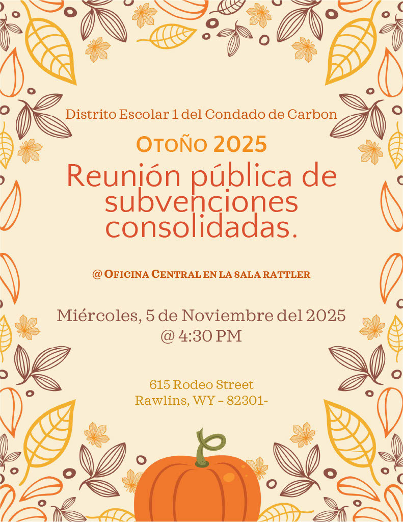 Fall Grants Flyer 2025 Spanish