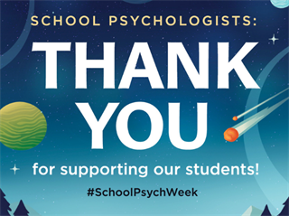 Thank you School Psychologists